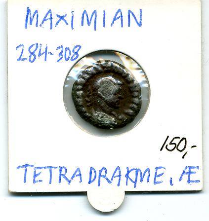 Maximian 284-308 tetradrakme Æ