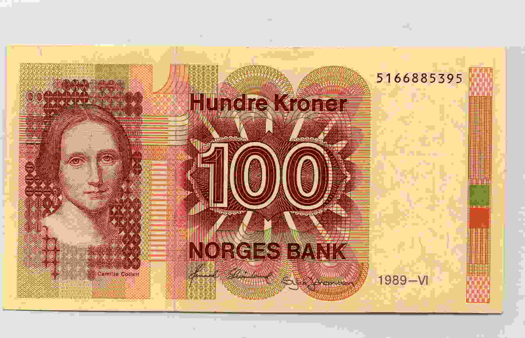 100 kr 1989 VI kv0