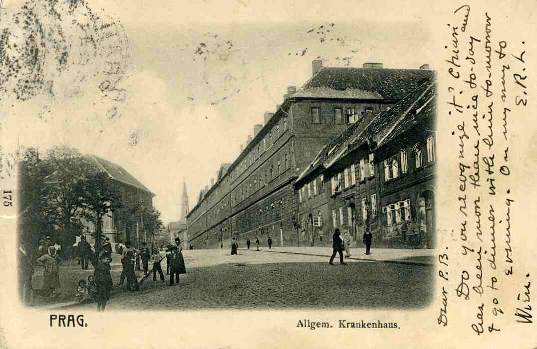 Prag 175 Allg.Krankenhaus  St Chicago/Praha 1905