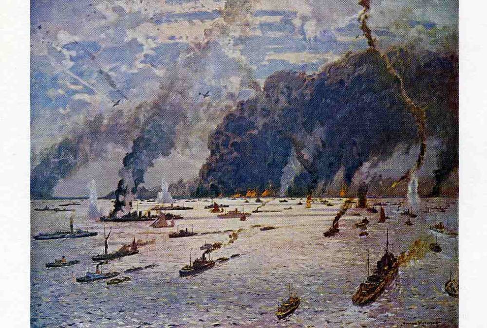 Norman Wilkinson The little ships at Dunkirk LD 6007