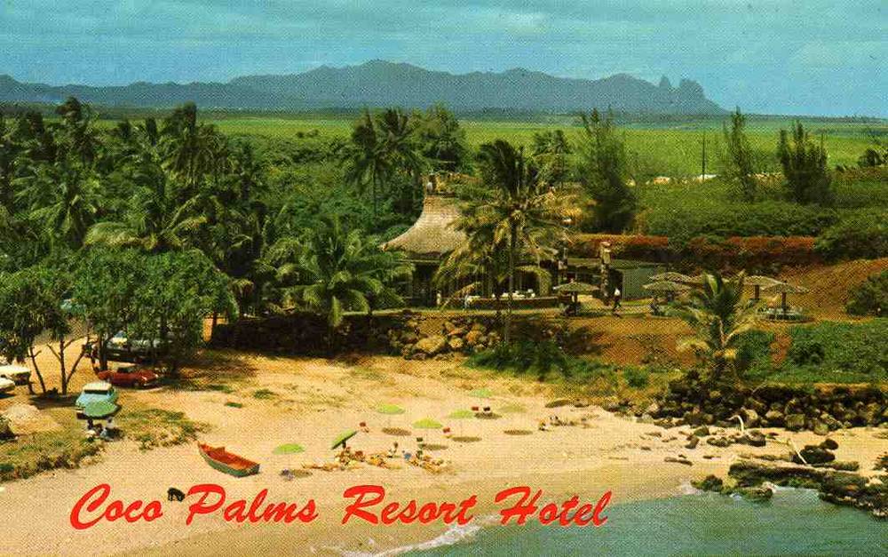 Coco Palms resort hotel Kauai Hawaii 1229 Tongg