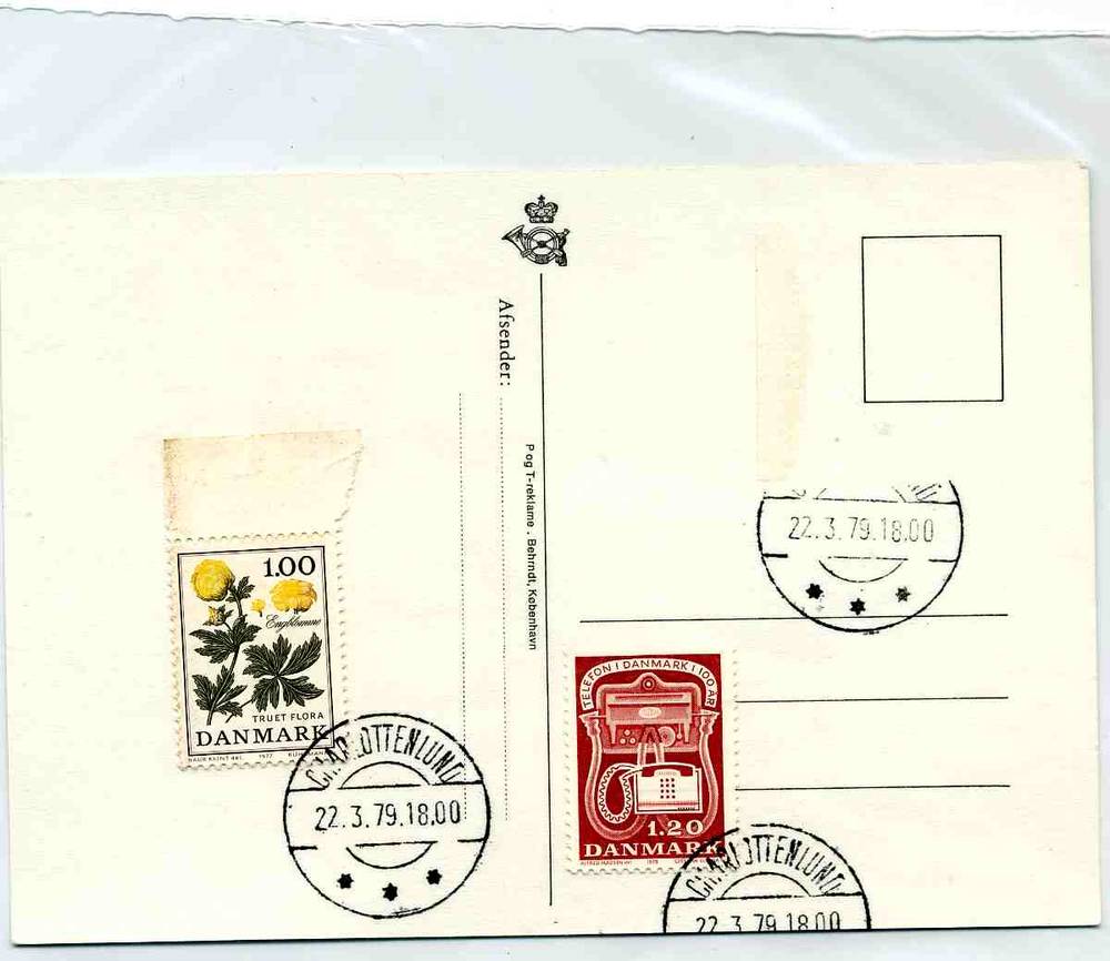 st Charlottenlund 22-3-79 FDC?