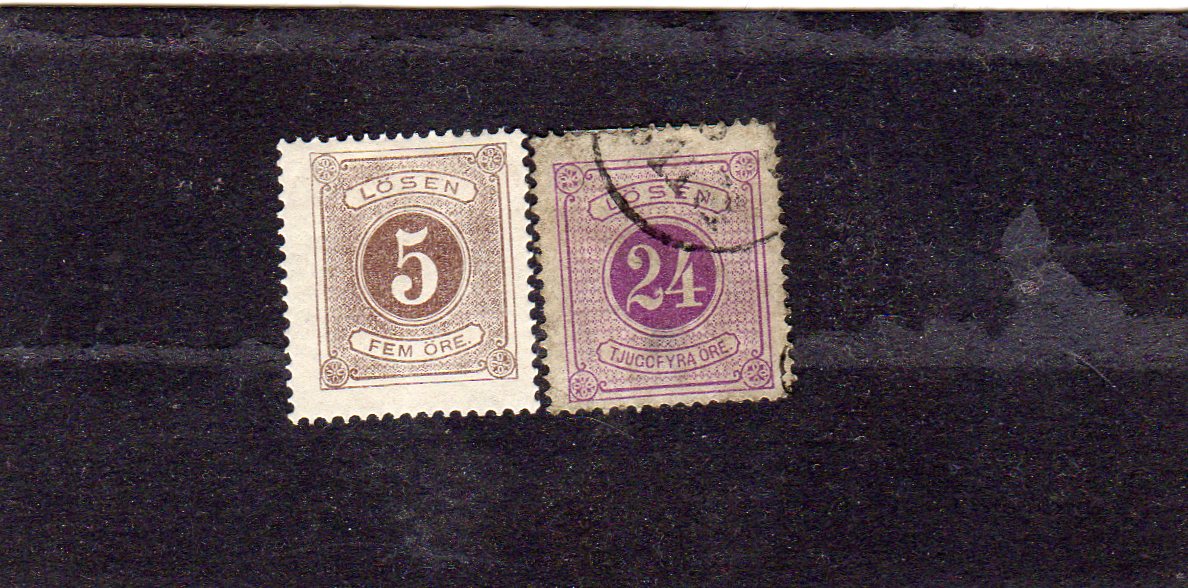 Sverige Portom L3 X og L7a Facit 2022 S kr 3600