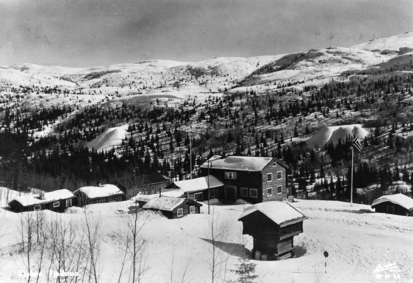 30 H 14 Harstad Rjukan fjellstue 1952