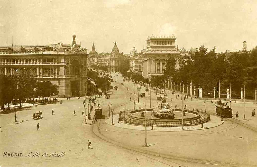 Madrid Calle de Alcala  ca 1929