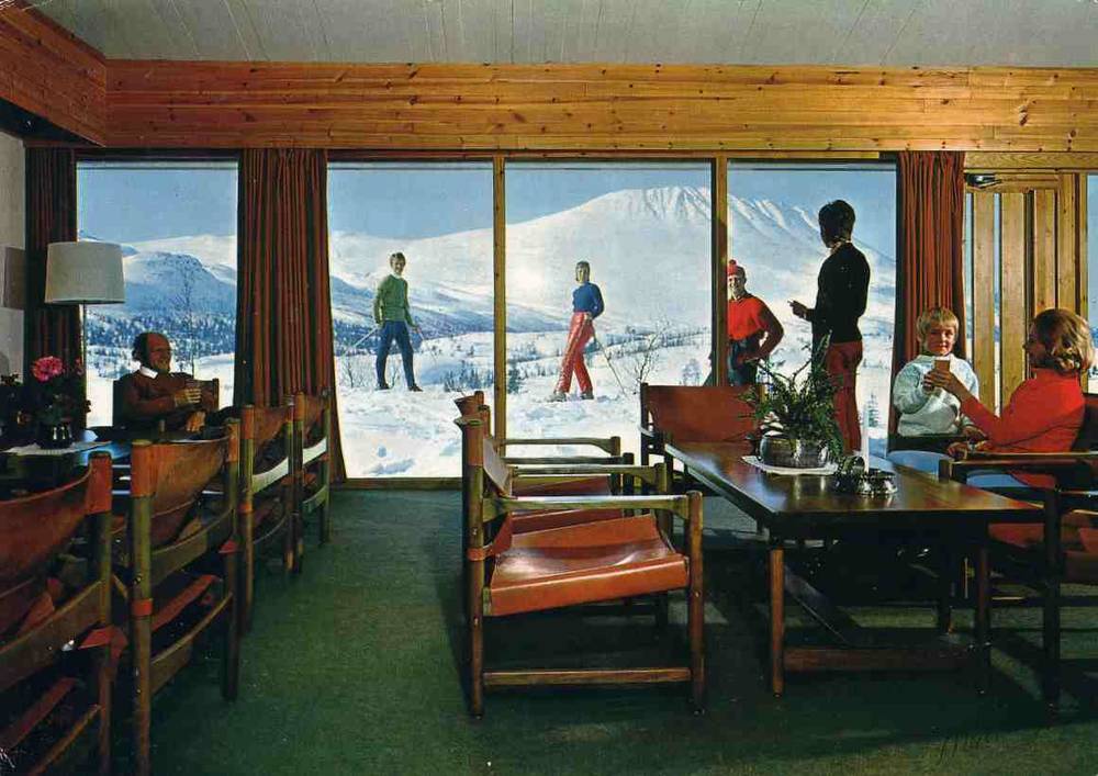 Gaustablikk høyfjellshotell No; H 14 57 st Rjukan 1974