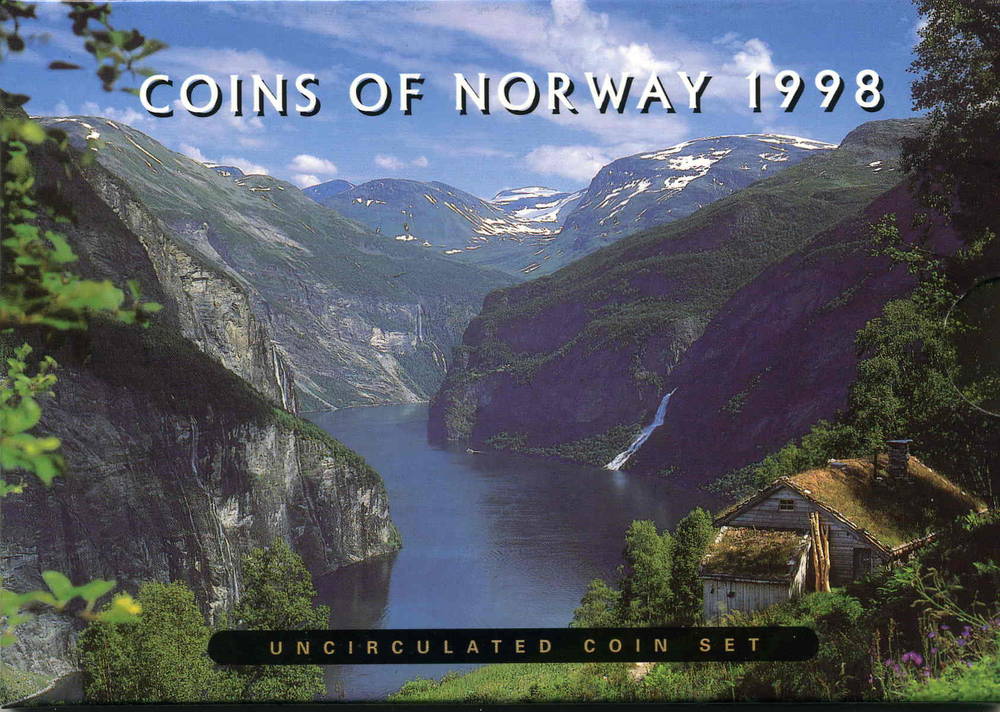 Coins of Norway 1998 uncirculated