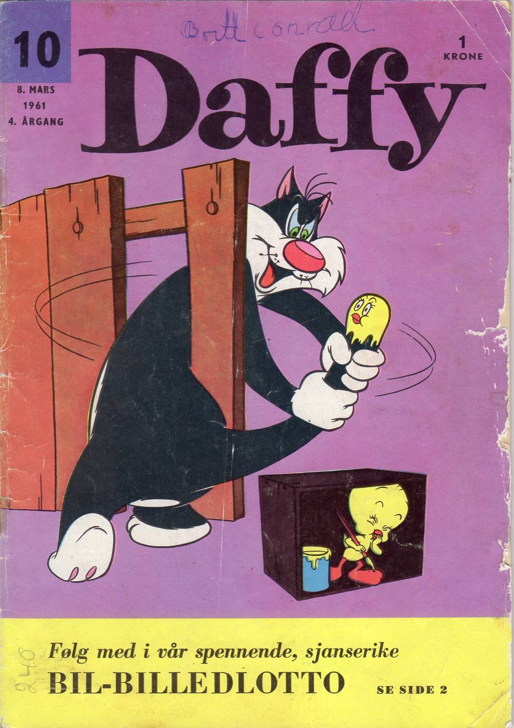 Daffy nr 10 1961 Vg
