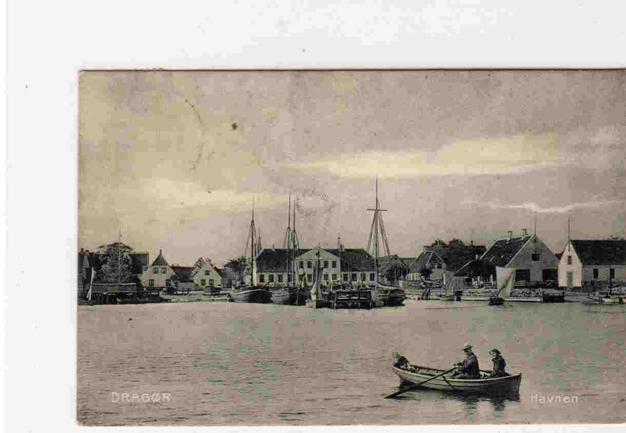 Dragør Havnen  st Kbh /Dragør/Hørsholm 1906 Vincent 208