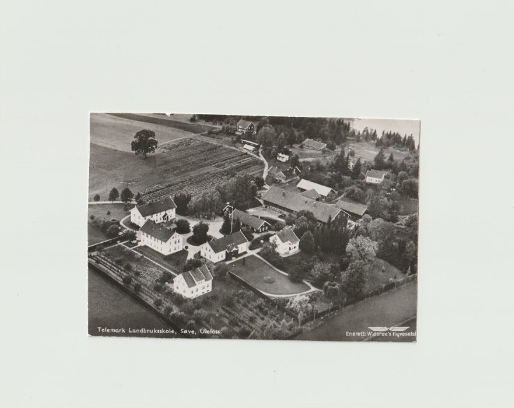Telemark Landbruksskole, Søve, Ulefoss, 1938, Widerøes Flyveselskap