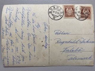 Hardangerbrud, 16/150, Normann, Brandbu stempel 1954