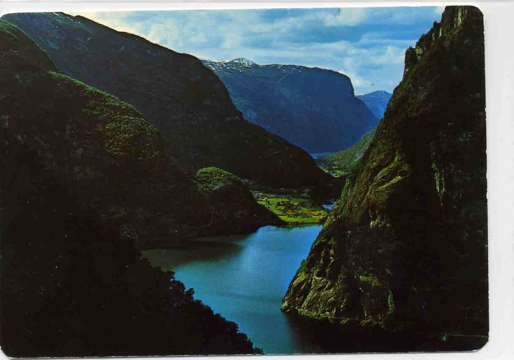 Aurlandsveien mot Vassbygda st Flåm 1977 Husmo 5745/27