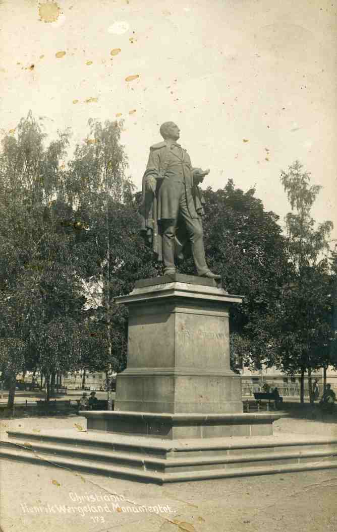 Henrik Wergelands monumentet 173 Christiania