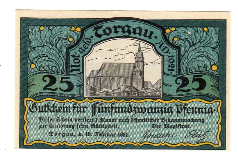 Torgau 1921 25pf