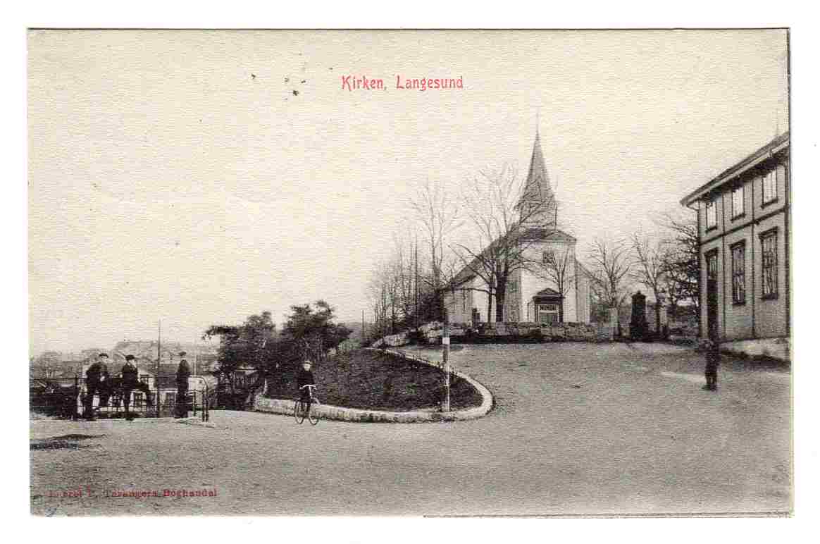 Kirken langesund Taranger st Langesund 1906