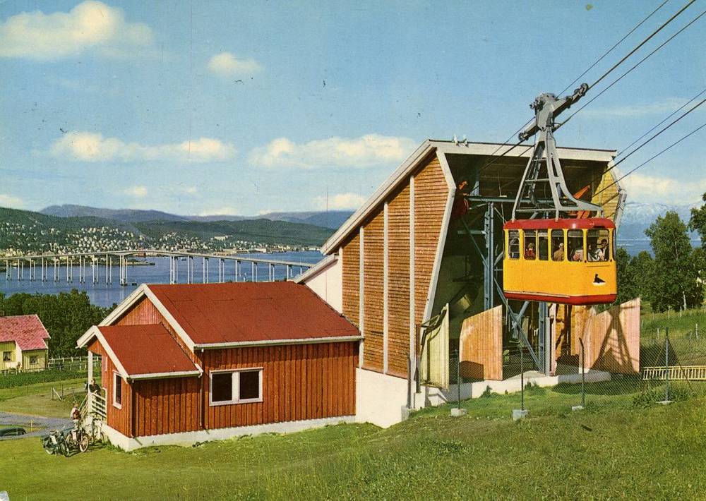 Heisen nedre stasjon st Tromsø 1962 A; F 1170 2