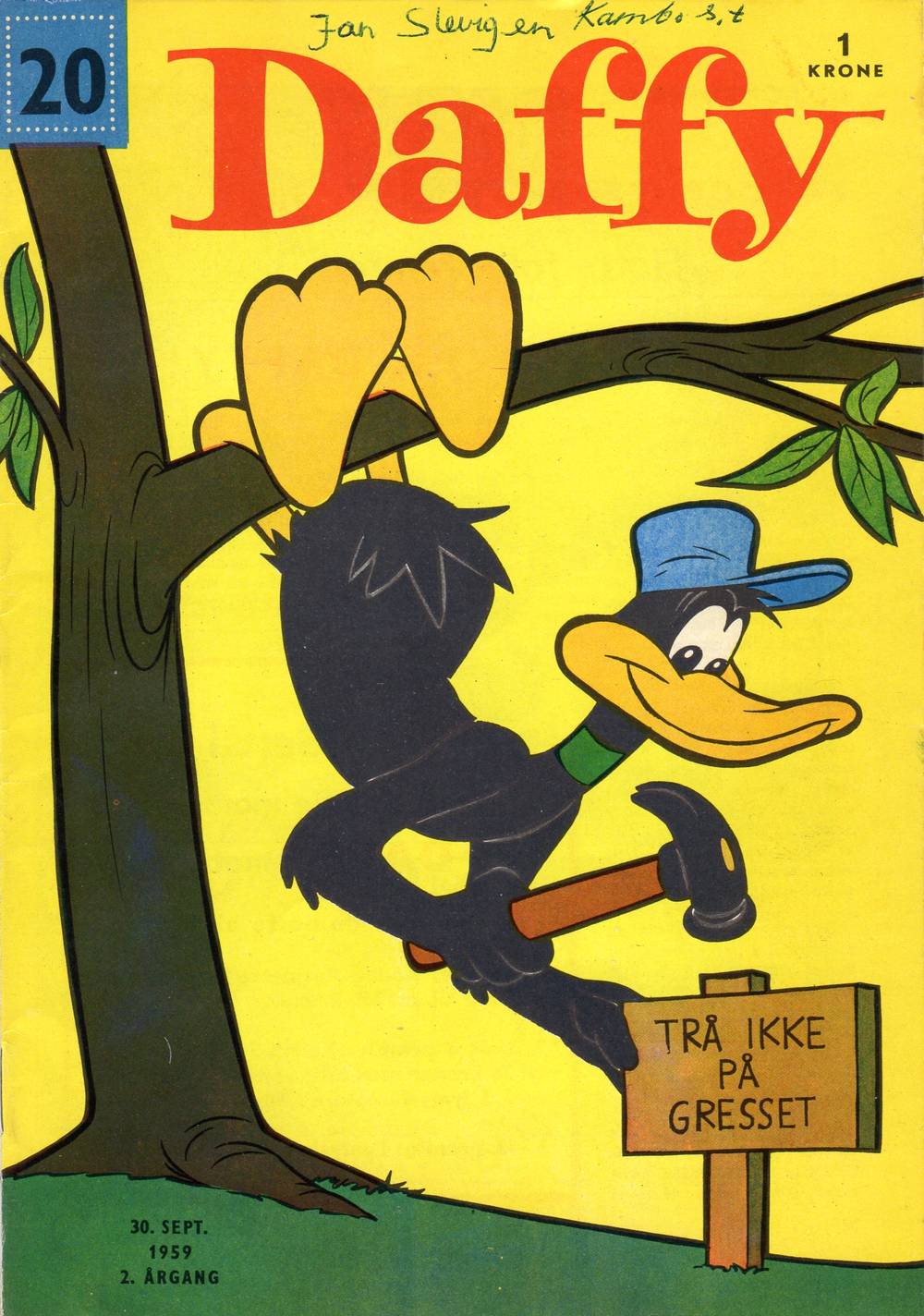 Daffy nr 20 1959 Vg+