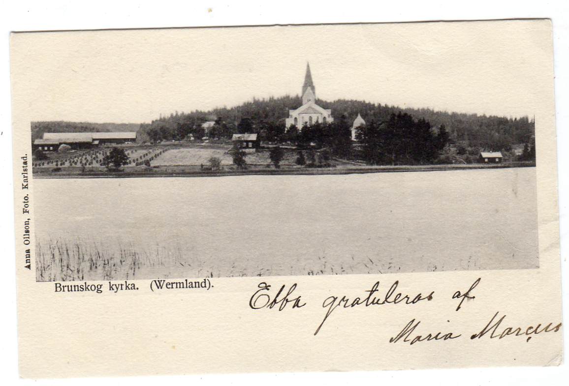 Brunskog kyrka Wermland Olsson karlstad