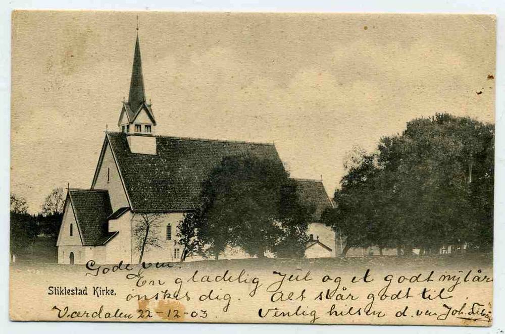 Stiklestad kirke st Værdalen 1903 K4786