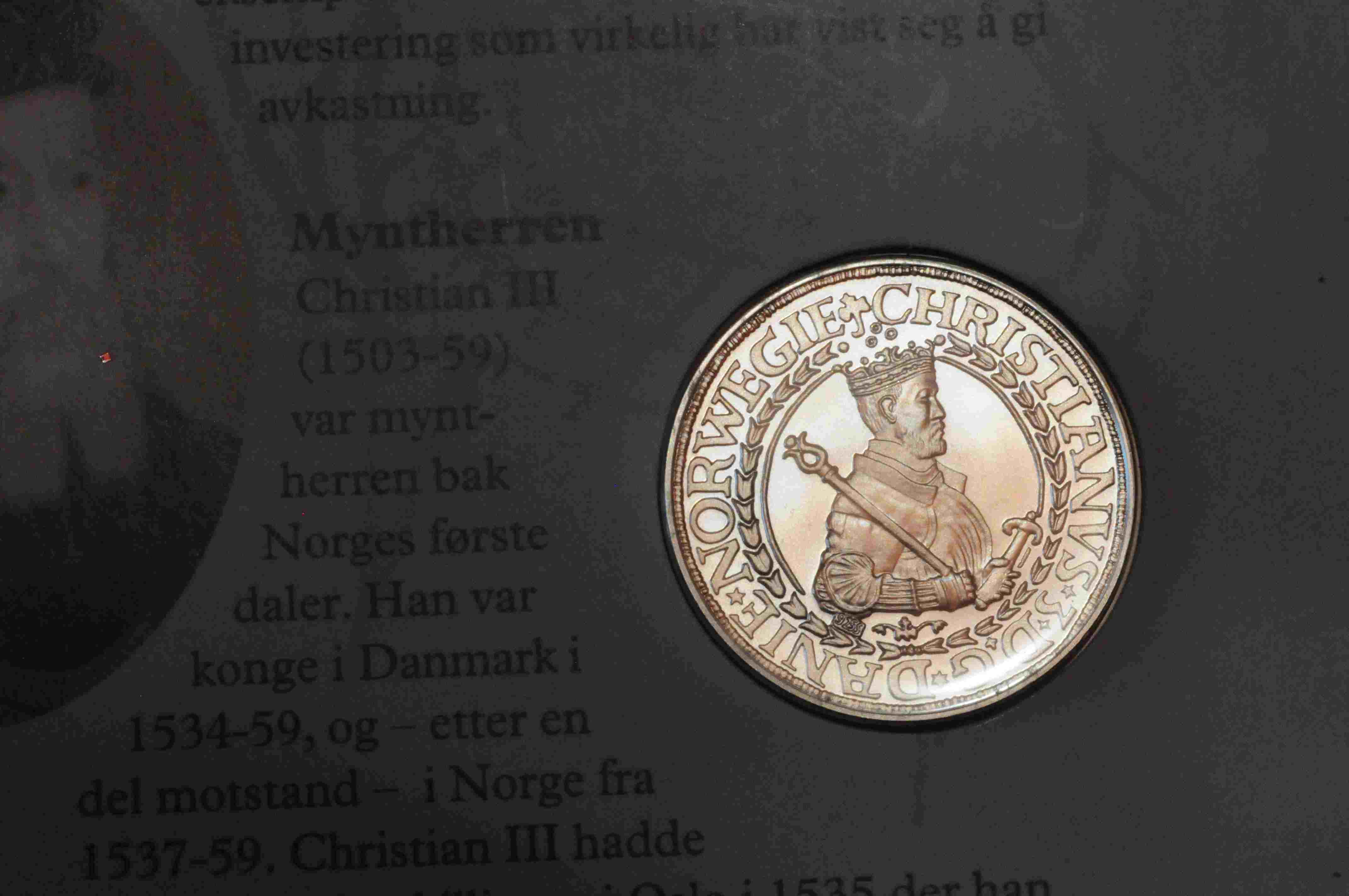 Gimsøydaleren kopi Norges første daler 0659 av 2000 kv0 st Skien 1999