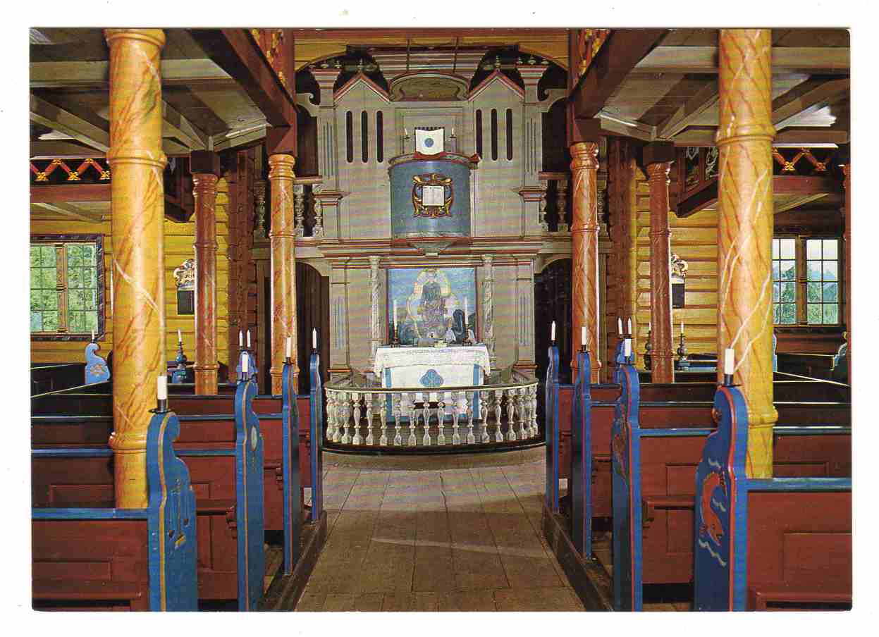 Vinje kirke Tømret korskirke fra 1796 NO; H 24-61