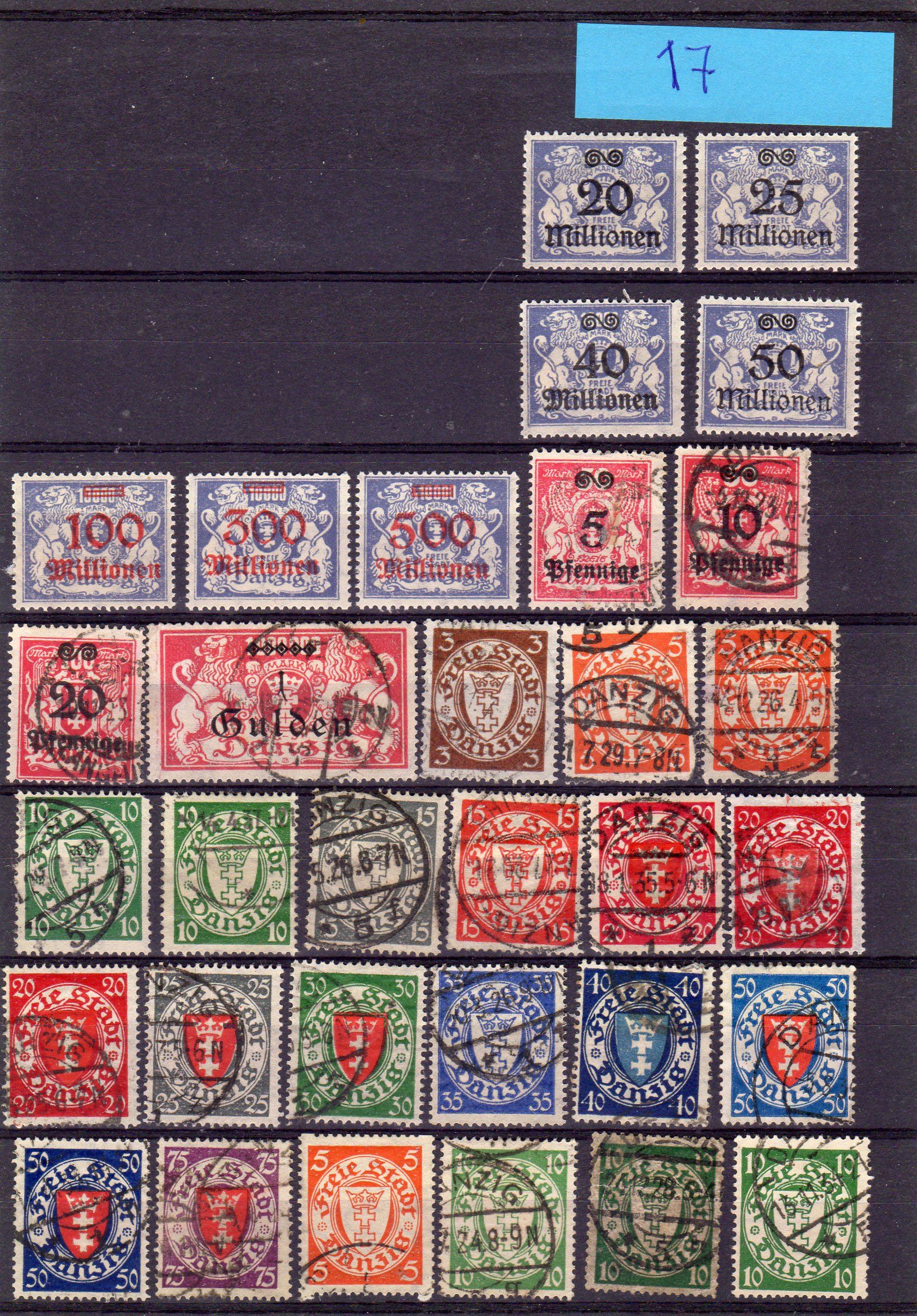 Danzig 1923-27 Nkr ca 950