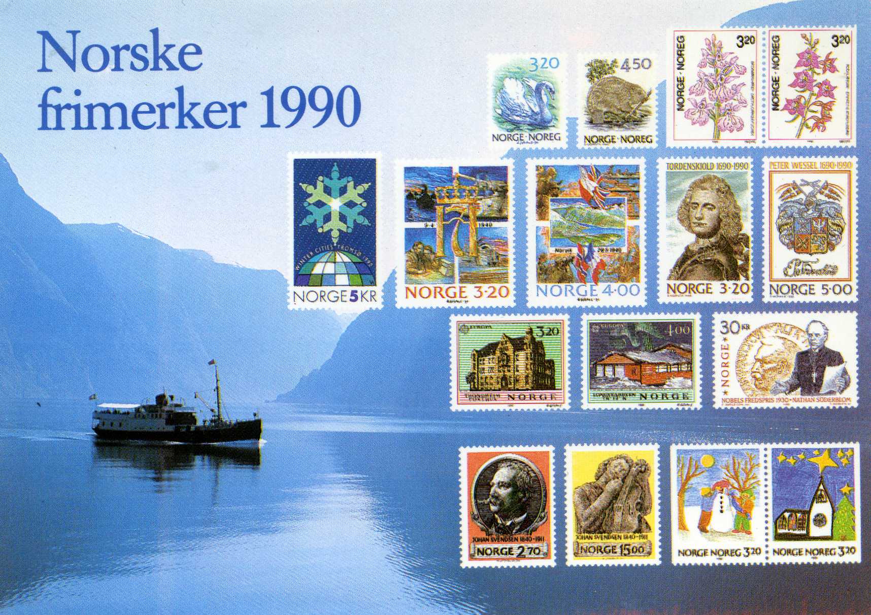 1990  Knudsen Sognefjorden mot Nærøyfjorden Posrverket PFT/90