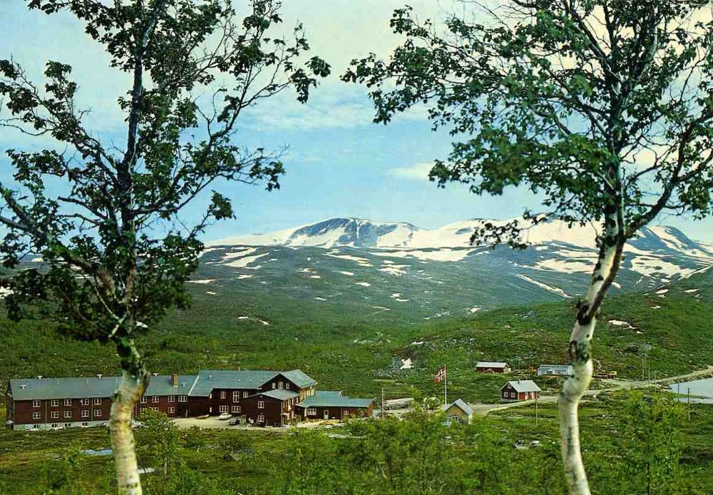 Parti ved Grotli Høyfjellshotel N;G 3 27
