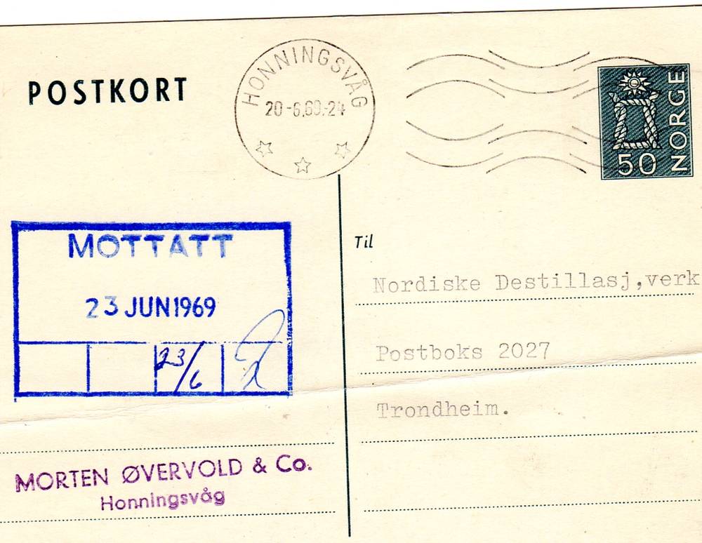 Morten Øvervold st Honningsvåg 1969