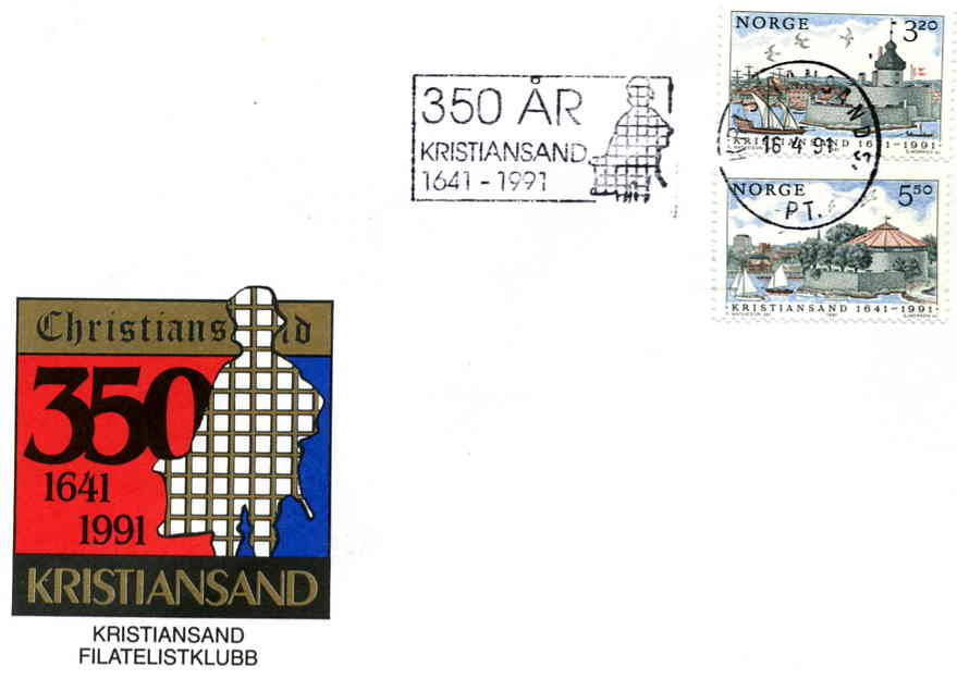 350 år Kristiansand