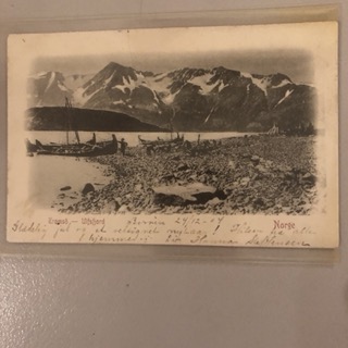 Tromsø, Ulvsfjord, stempel: Borøen 1904