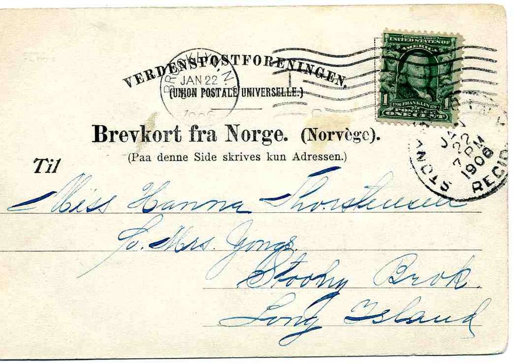 Brixdal bre Mi; 41  st 1906 USA