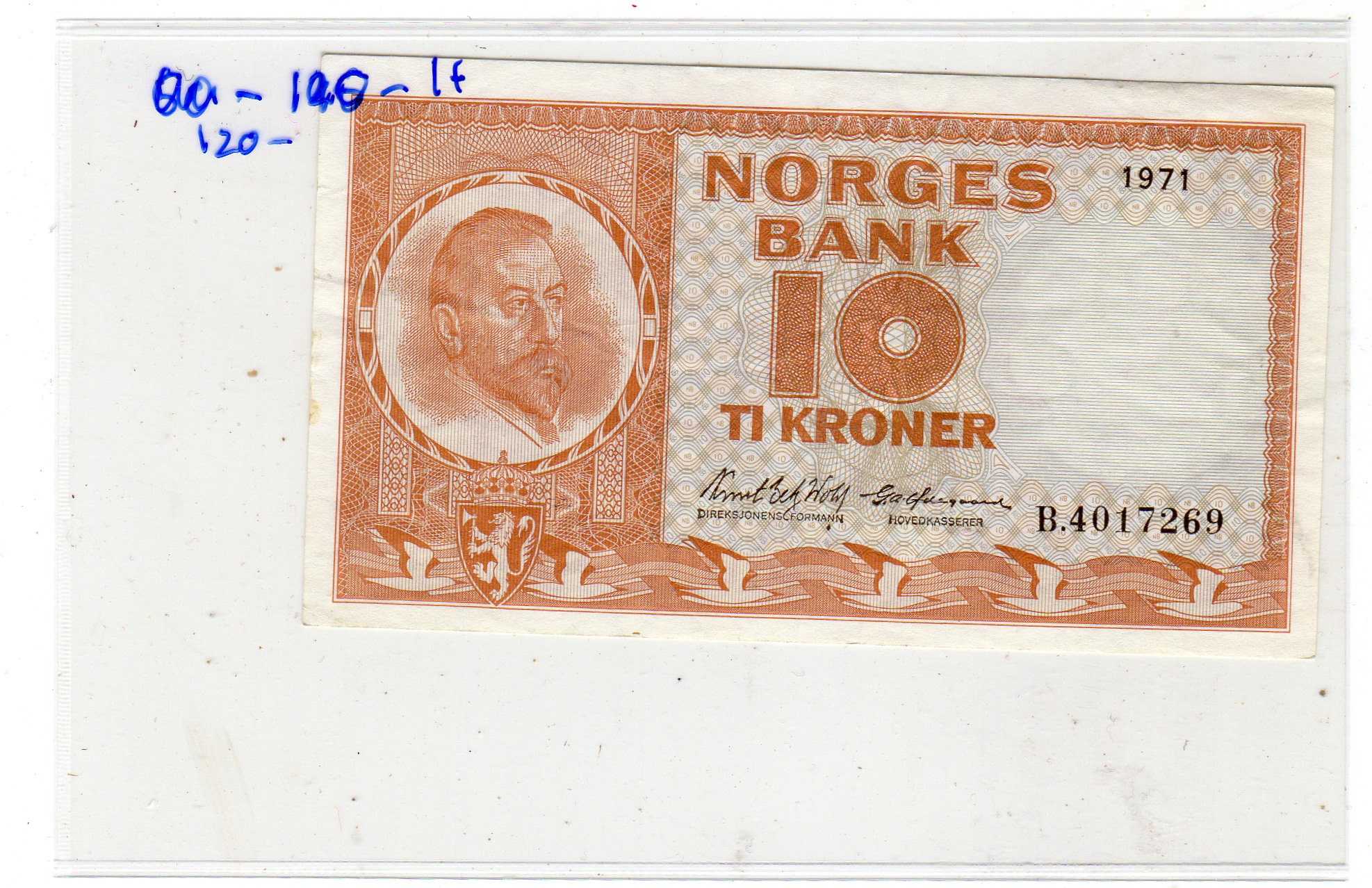 10 kr kv01 1971 B