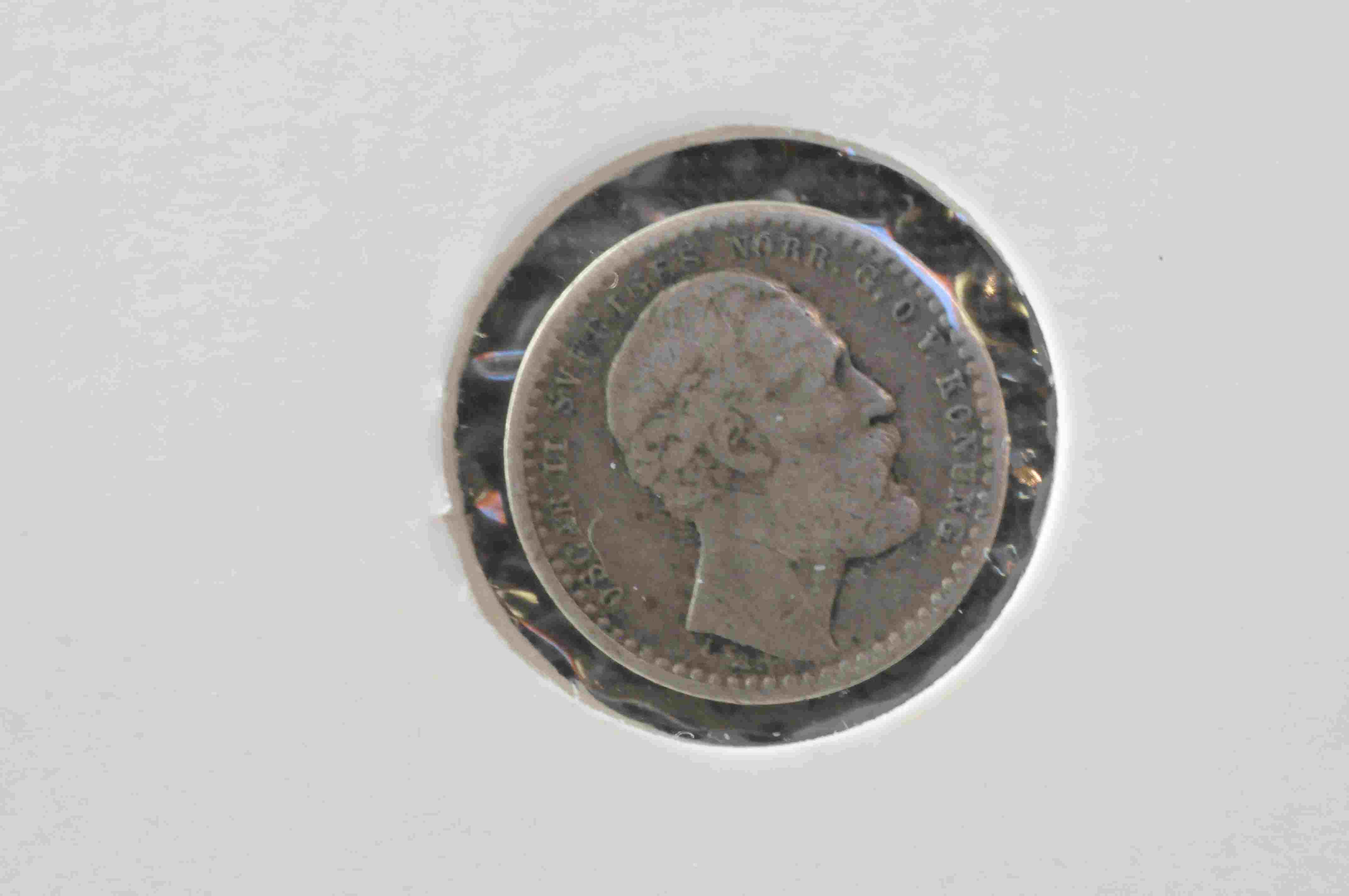 10ø Sve 1872 sølv kv1