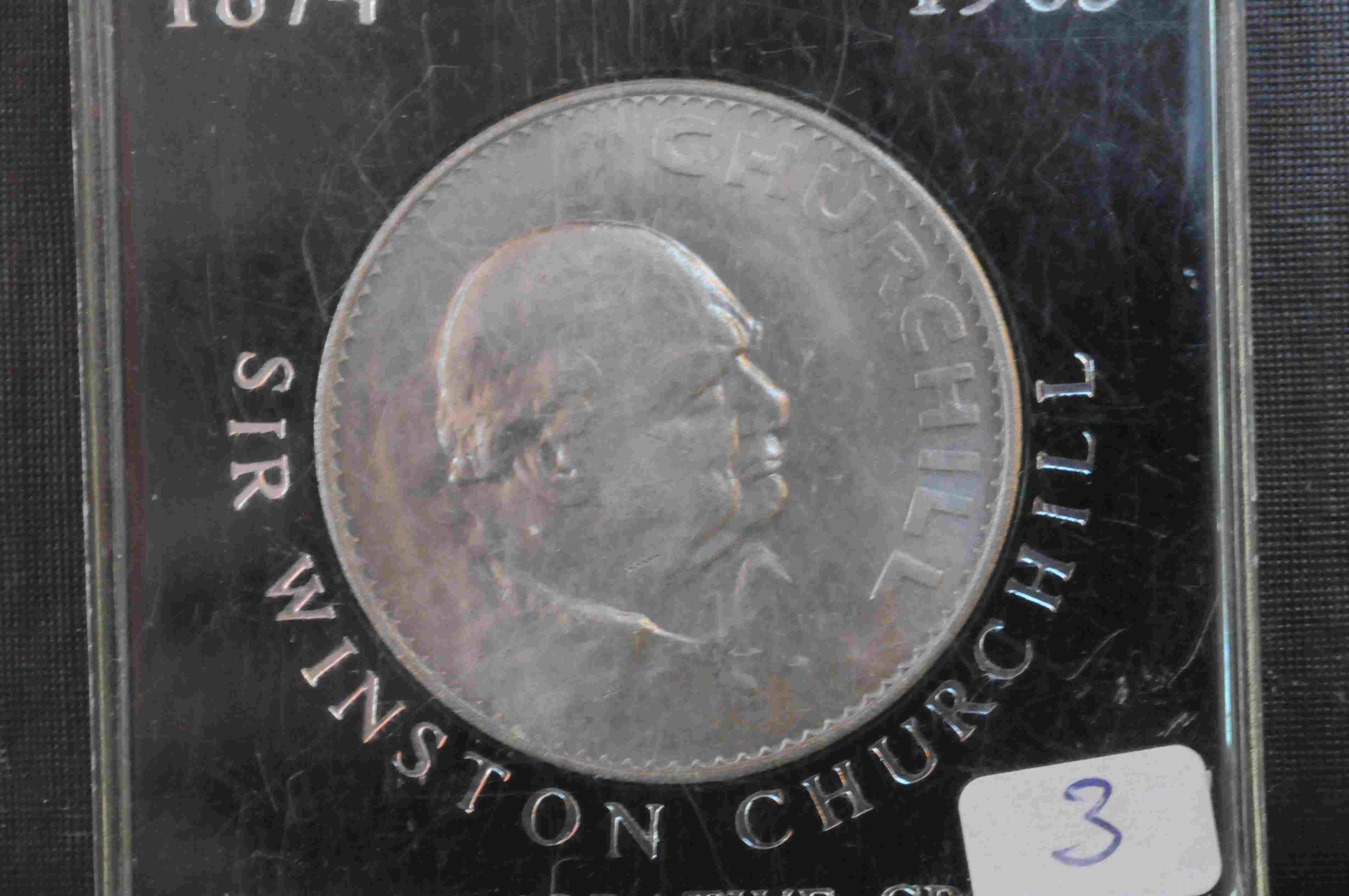 Churchill 1874-1965 Minnemedalje proof