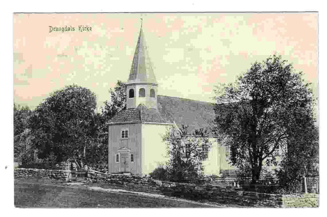 Drangedal kirke st Kragerø 1909 Johnsen