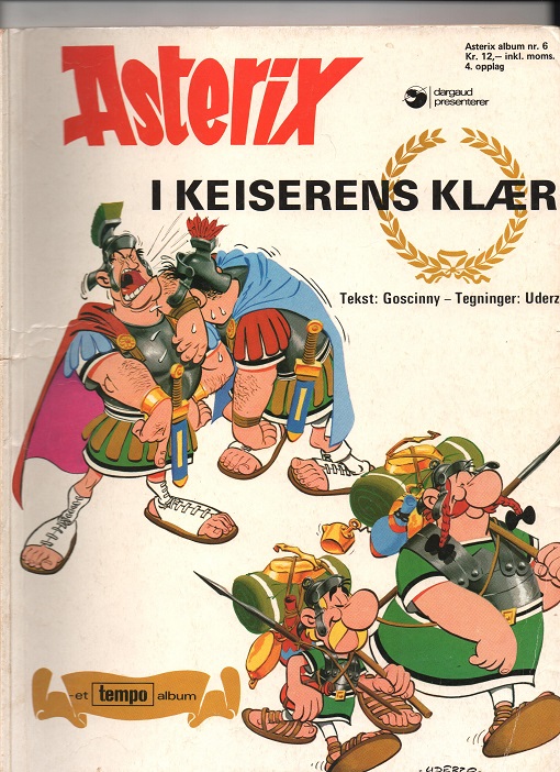Asterix i keiserens klær, Goscinny & Uderzo, Hjemmet 1975 P B O