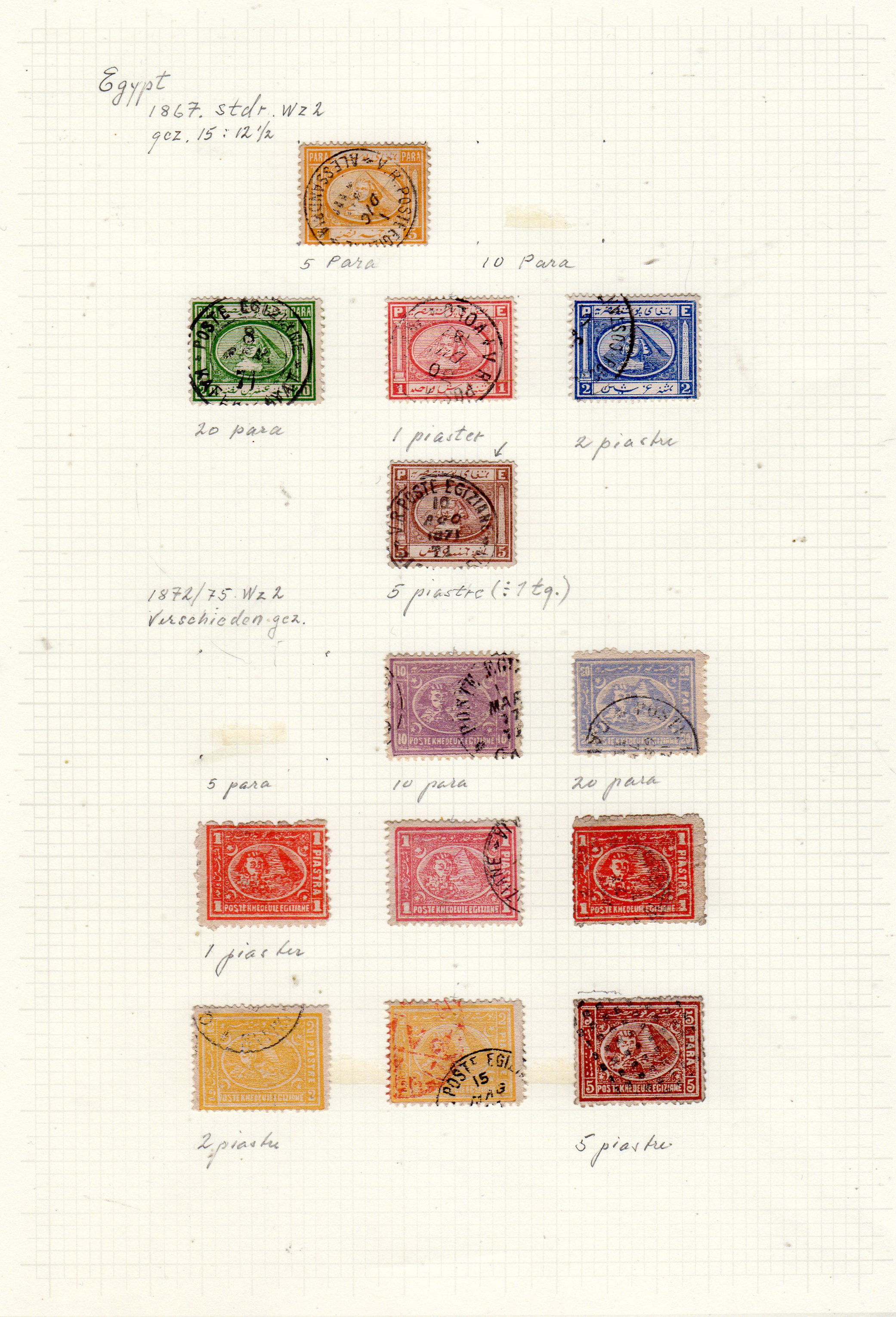 Liten samling gamle Egypt kat ca 550Eur