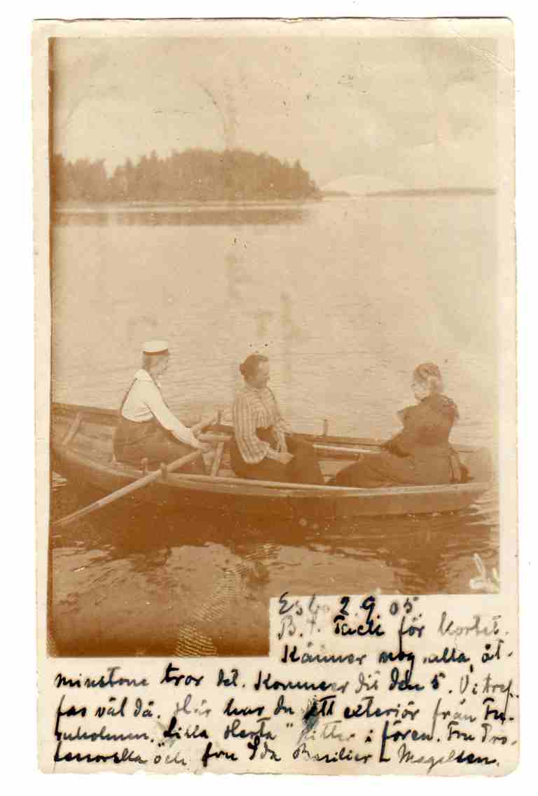 st Kuorio/Helsingfors 1905 Russisk merke stemplet med skipsstempel
