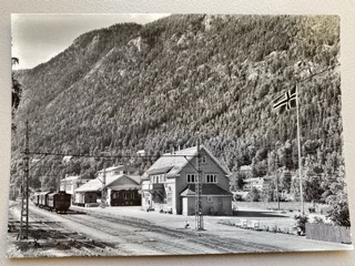Rjukanbanen, Rjukan stasjon 1952, H-14-181, Normann