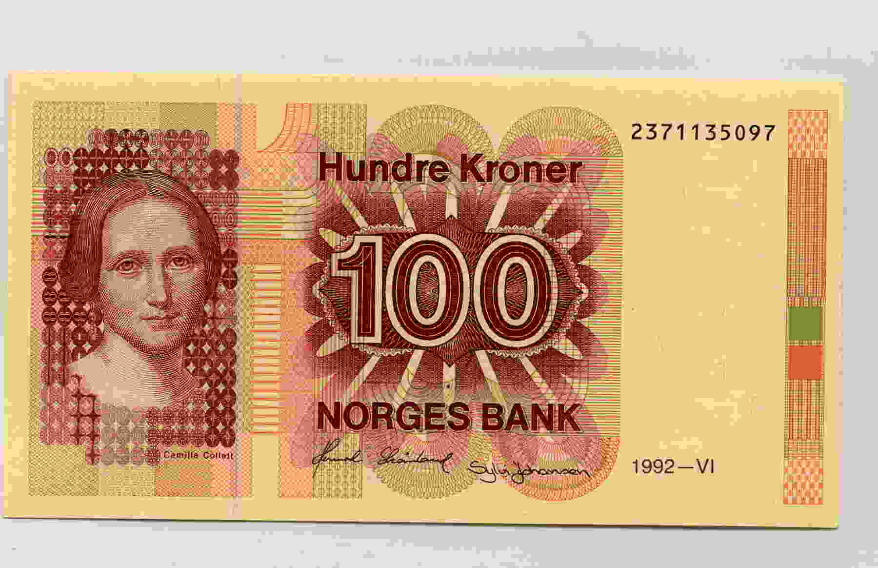 100 kr 1992 VI Kv0