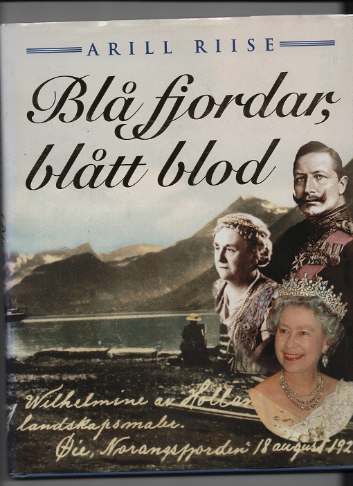 Blå fjordar,blått blod Arill Riise smussbind Samlaget 1994 pen