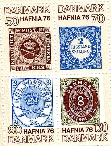 Hafniablokk 1976 postfrisk
