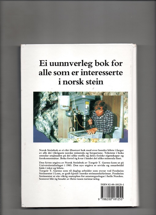 Norsk steinbok, Torgeir T. Garmo, Universitetsforlaget 1989 (1983) Ørliten skjevhet B N 