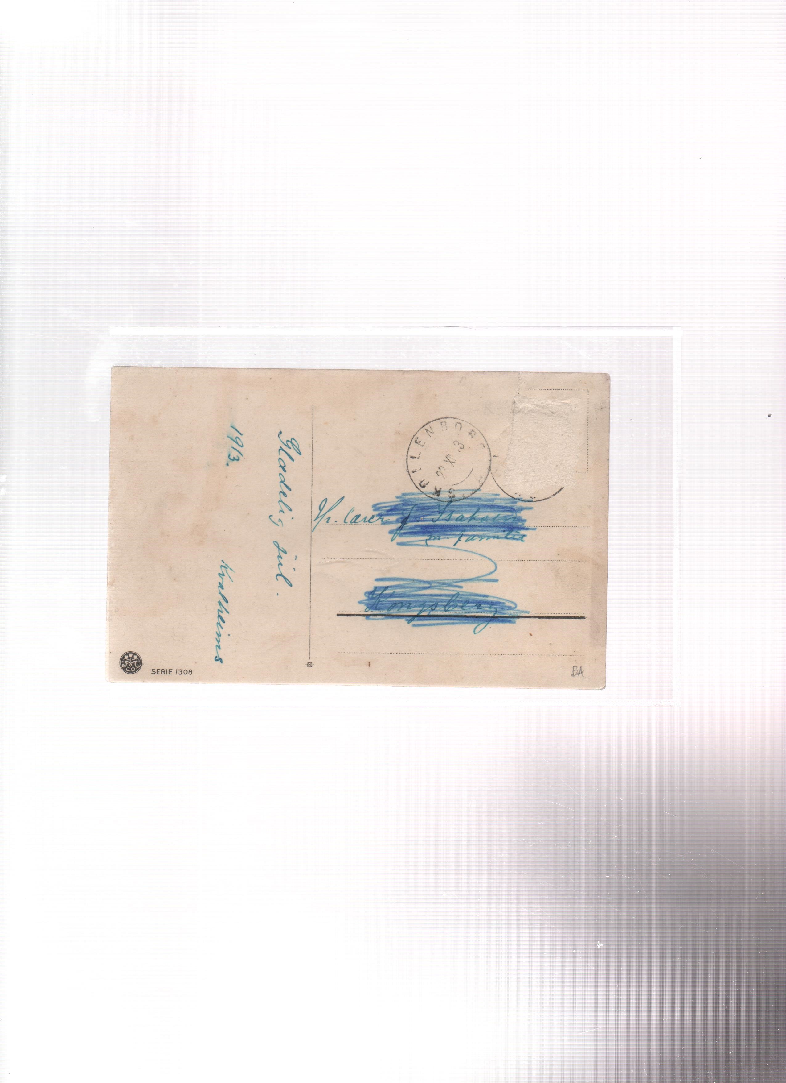 M: Serie 1308 St. 23.12. 1913 Skollenborg 