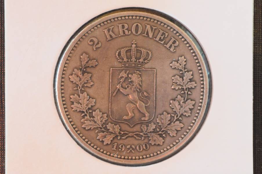 2 kr 1900 Norge kv1+