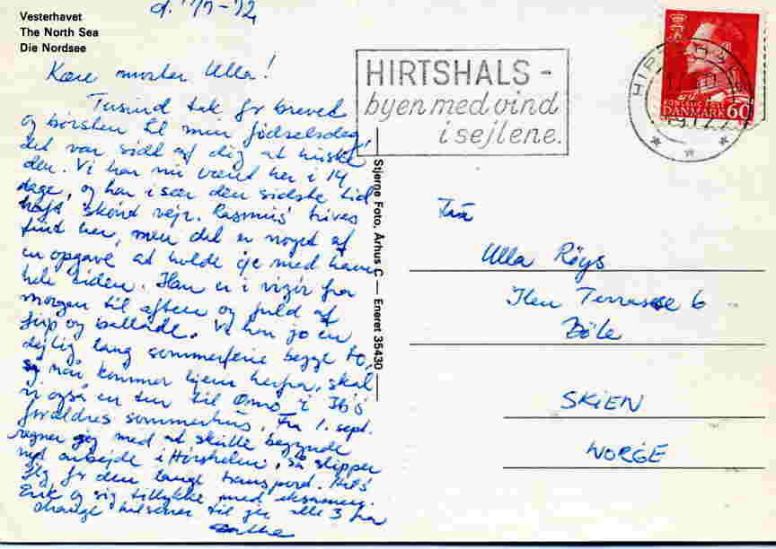 Vesterhavet Sjerne foto 1972