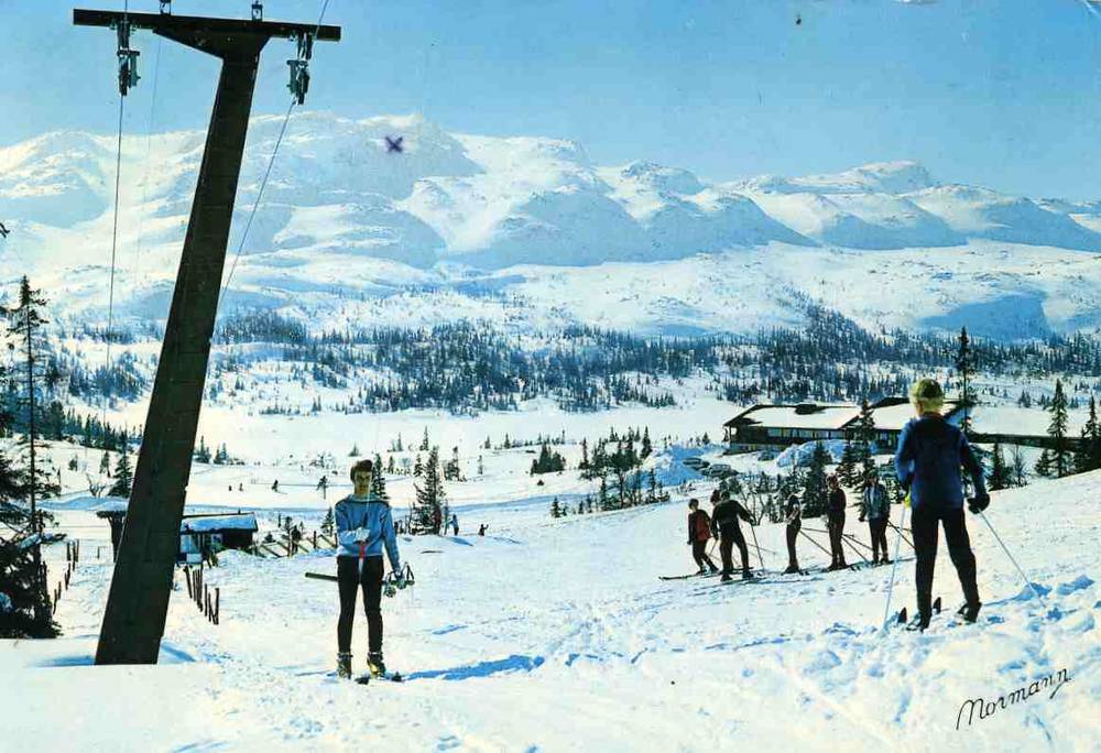 Gaustablikk høyfjellshotell Rjukan No; H 14 56 st Rjukan 1972