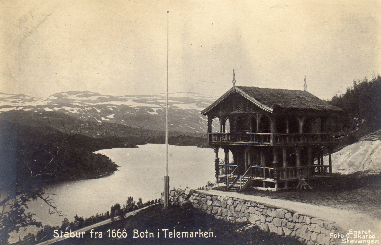 Stabur fra 1666 Botn i telemarken Skarbø