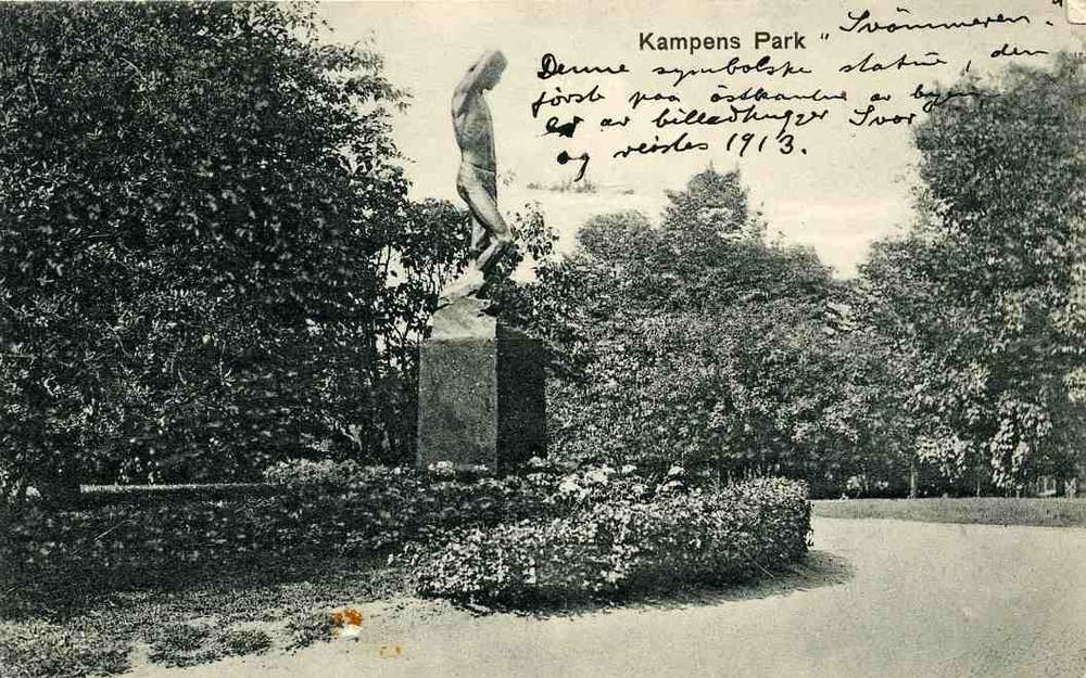 Kampens park Ivor Svømmeren 1913 st kristiania 1913